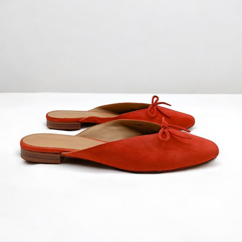REFORMATION Belle Suede Mule-9.5